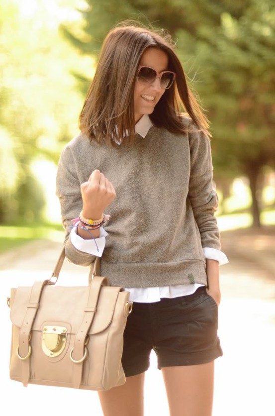 Coup de cœur mode : La chemise sous un pull - Le Cahier