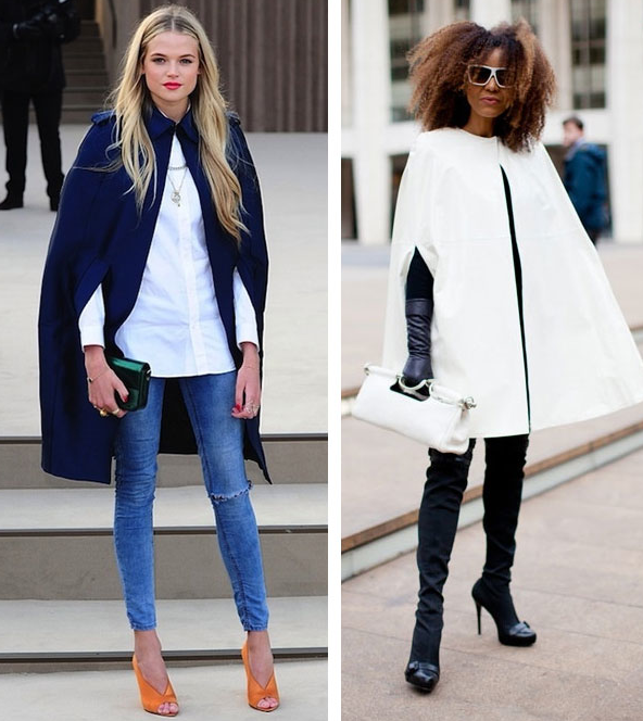 cape, manteau, mode, automne 2015