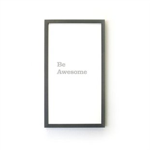cadre, be awesome, décoration, murale, inspiration, quote, be awesome