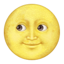 emoji lune