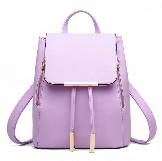 sac mauve, purple bag, bag, sac, sac d'école, handbag, school bag, cute