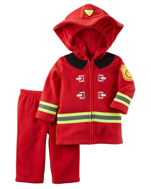costume enfant pompier