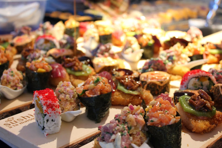 sushi cours nourriture 
