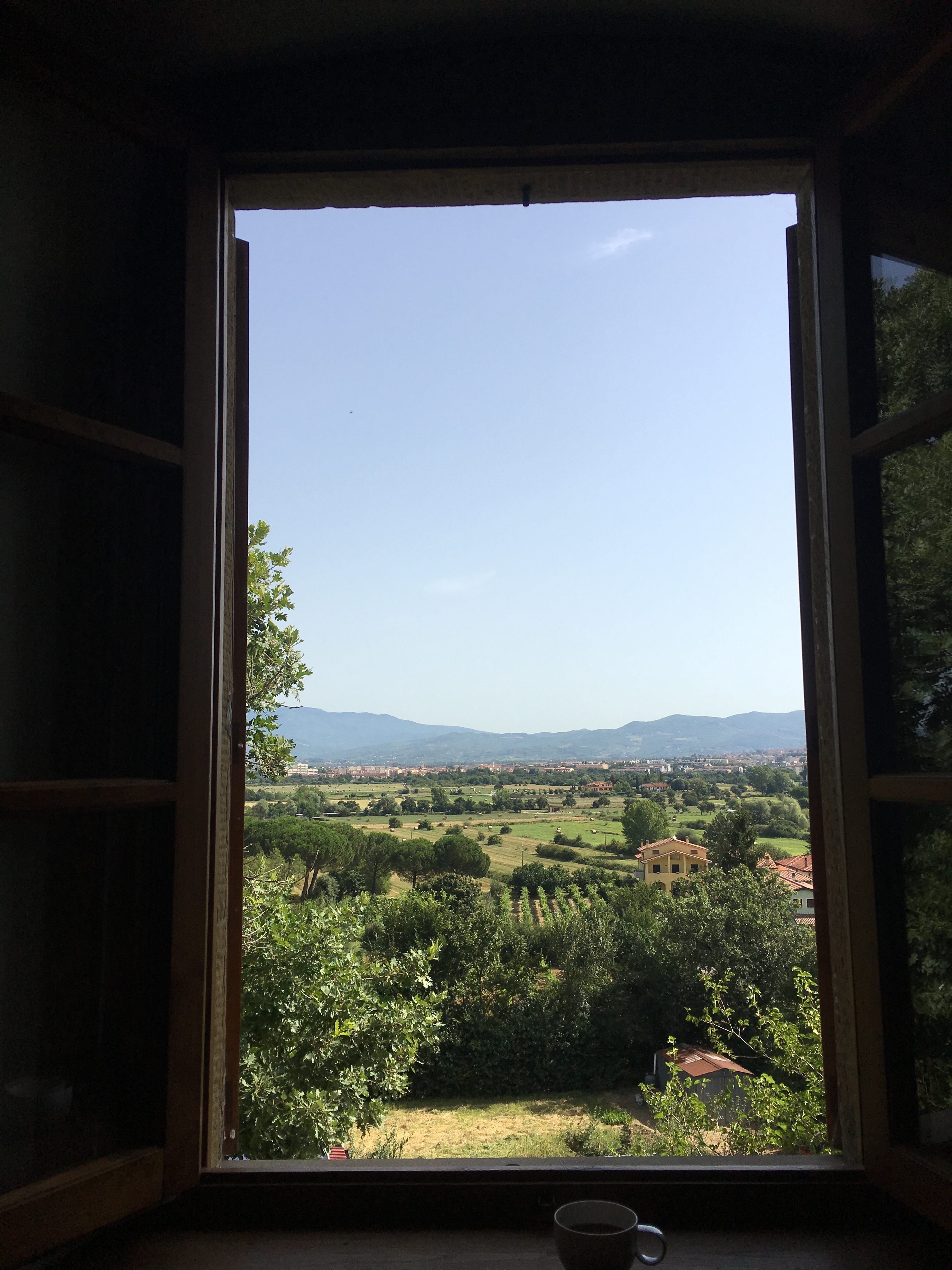 fenêtre, Italie, voyage