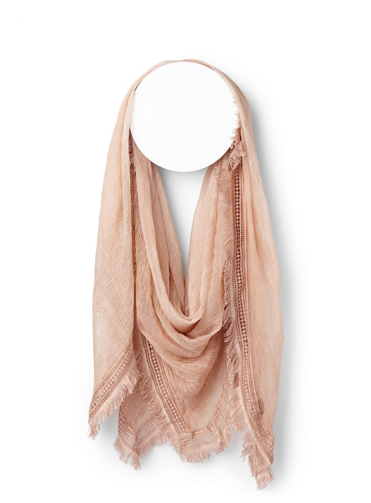 foulard rose simons