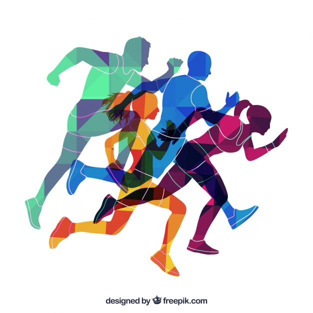 marathon couleurs course à pied