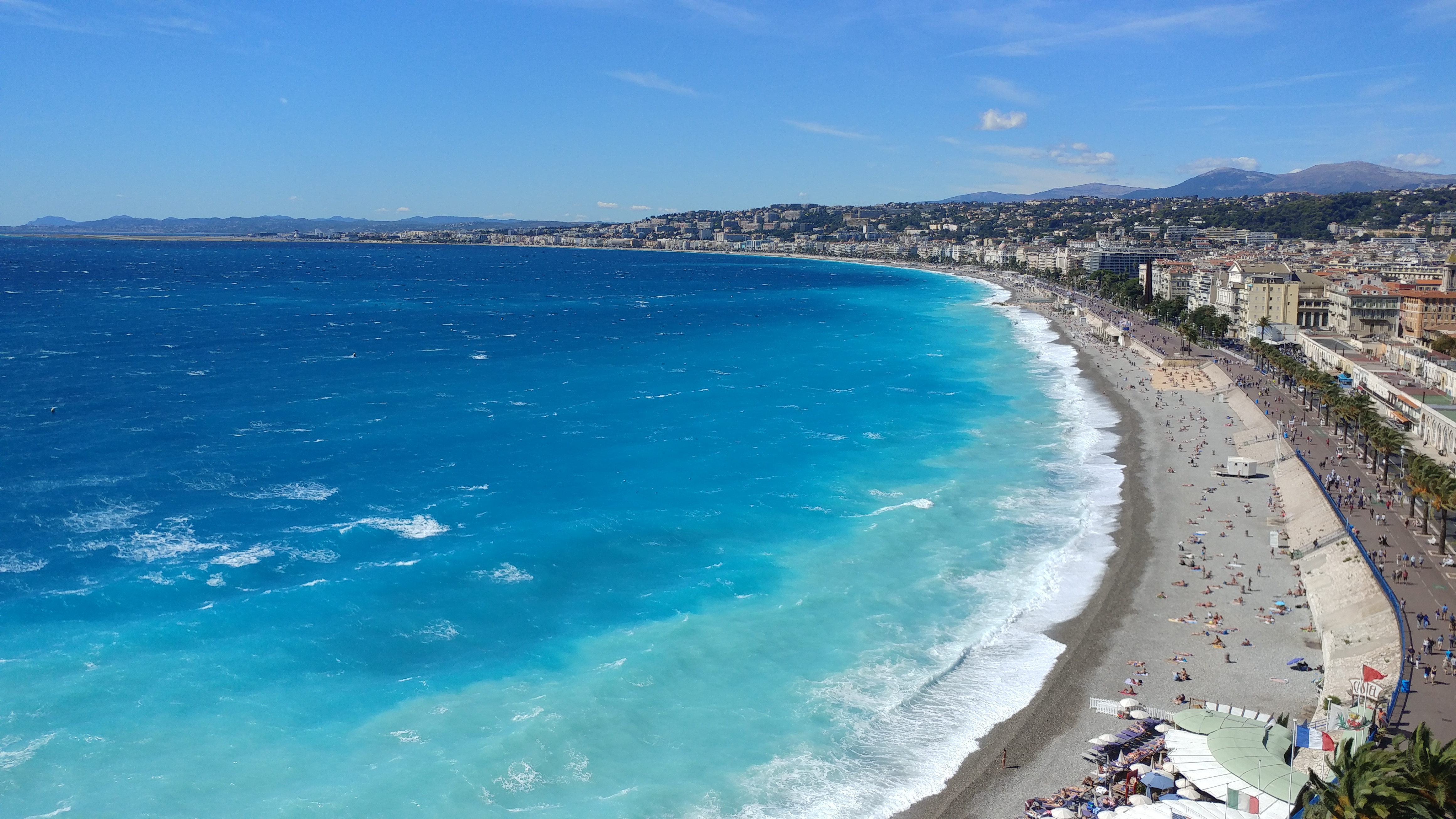 Promenade des Anglais Nice France Europe voyage destination paysage