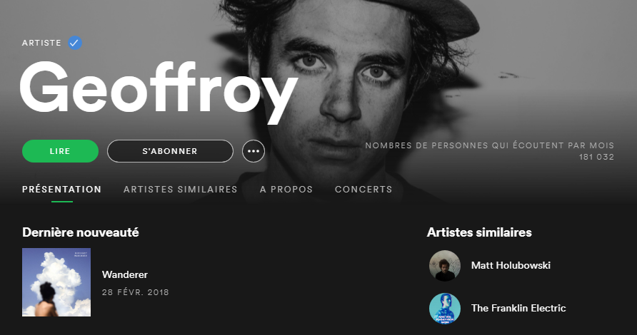 Spotify - Geoffroy