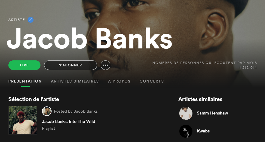 Spotify - Jacob Banks