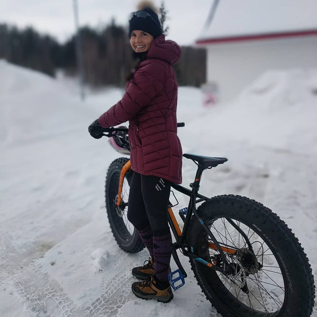 Geneviève Asselin-Demers fat bike