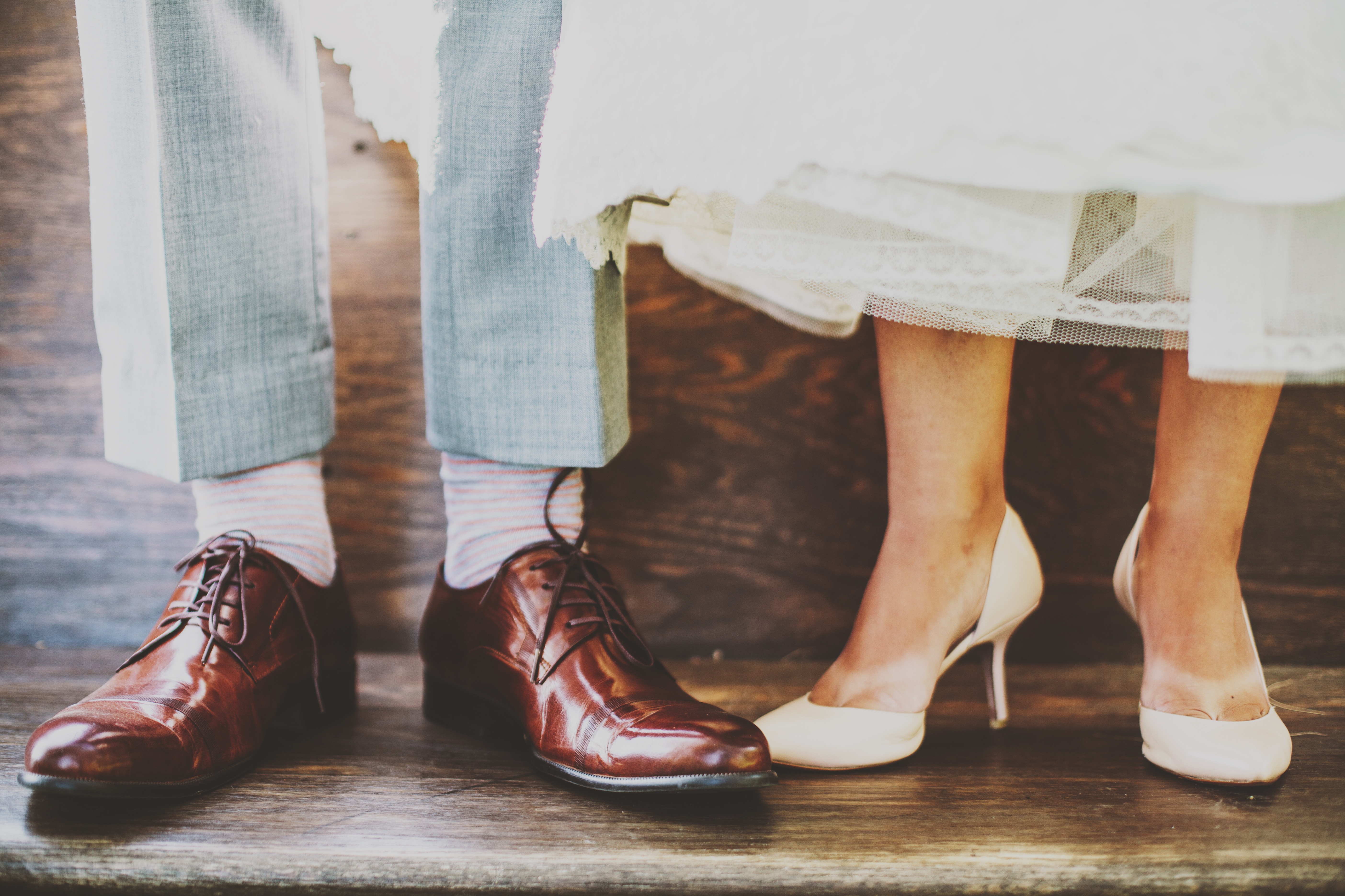 pieds de mariés