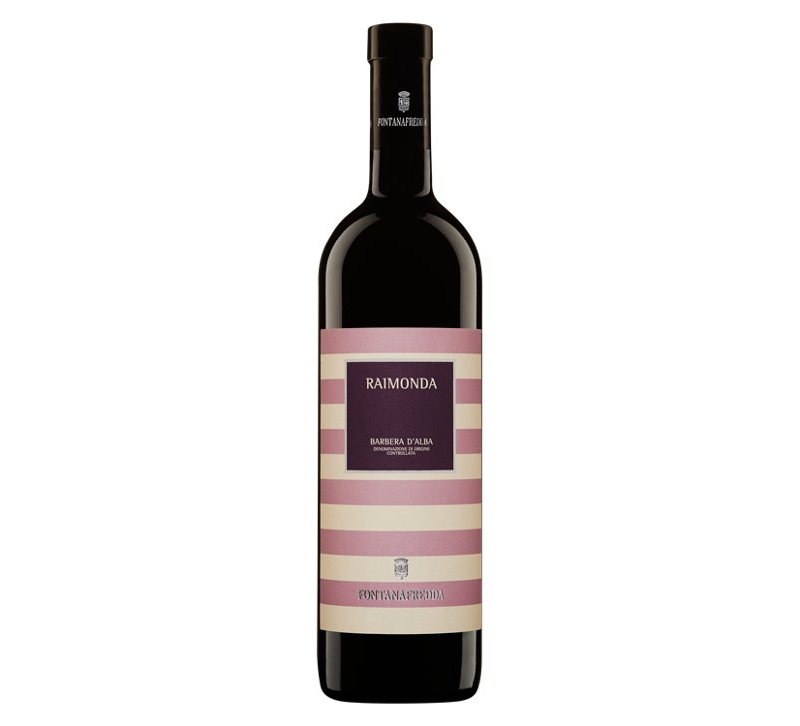 bouteille de vin rouge Fontanafredda Raimonda Barbera-d'Alba