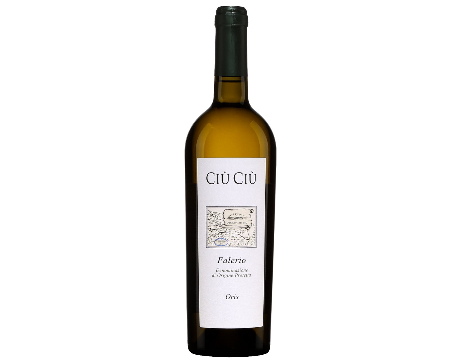 bouteille de vin blanc Societa Agricola Ciù Ciù Oris Falerio 2018