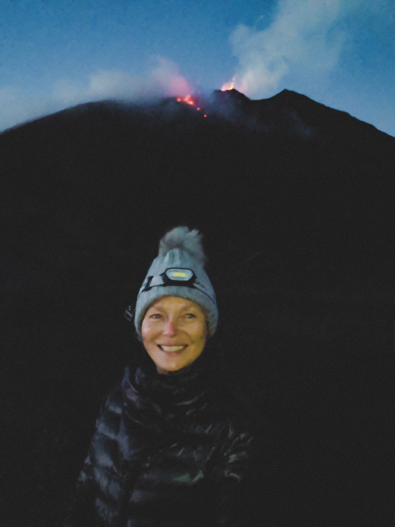 camille dg volcan pacaya guatemala mère