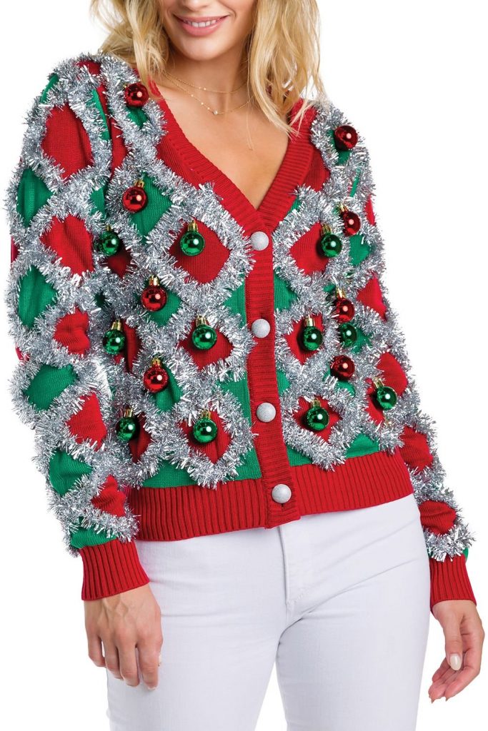 ugly christmas sweater dyi guirlande