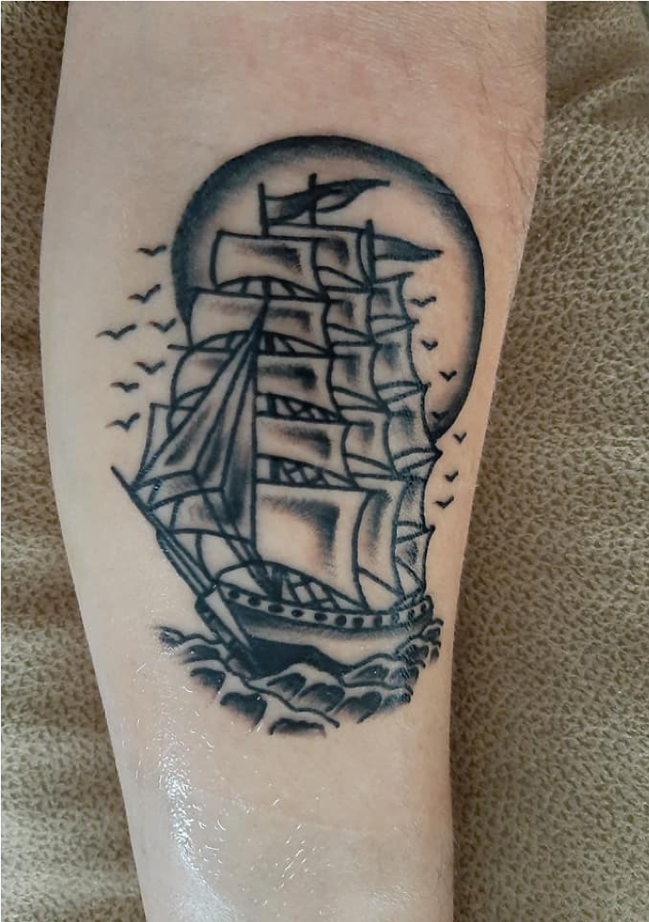 tattoo bateau jérémy