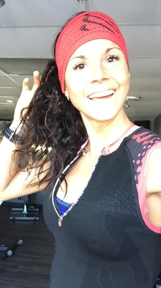 geneviève asselin-demers selfie souriante après entraînement