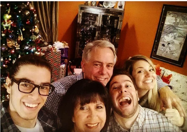 selfie de la famille de jérémy grandmont