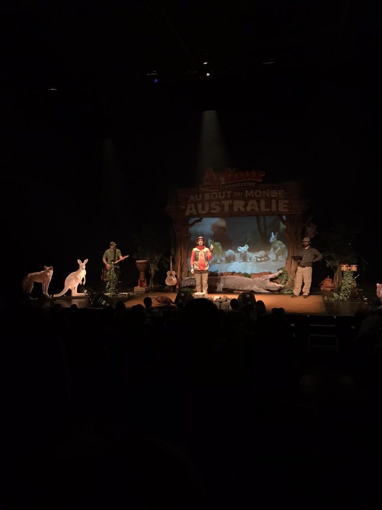 Arthur L'aventurier Australie spectacle