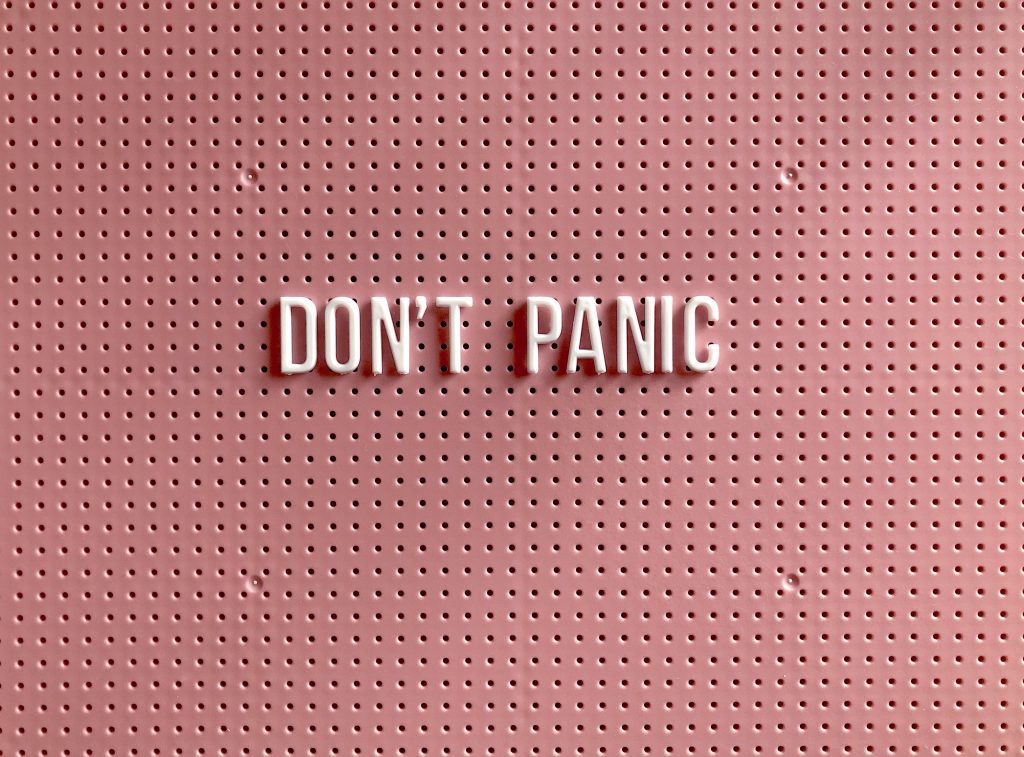 don't panic fond rose