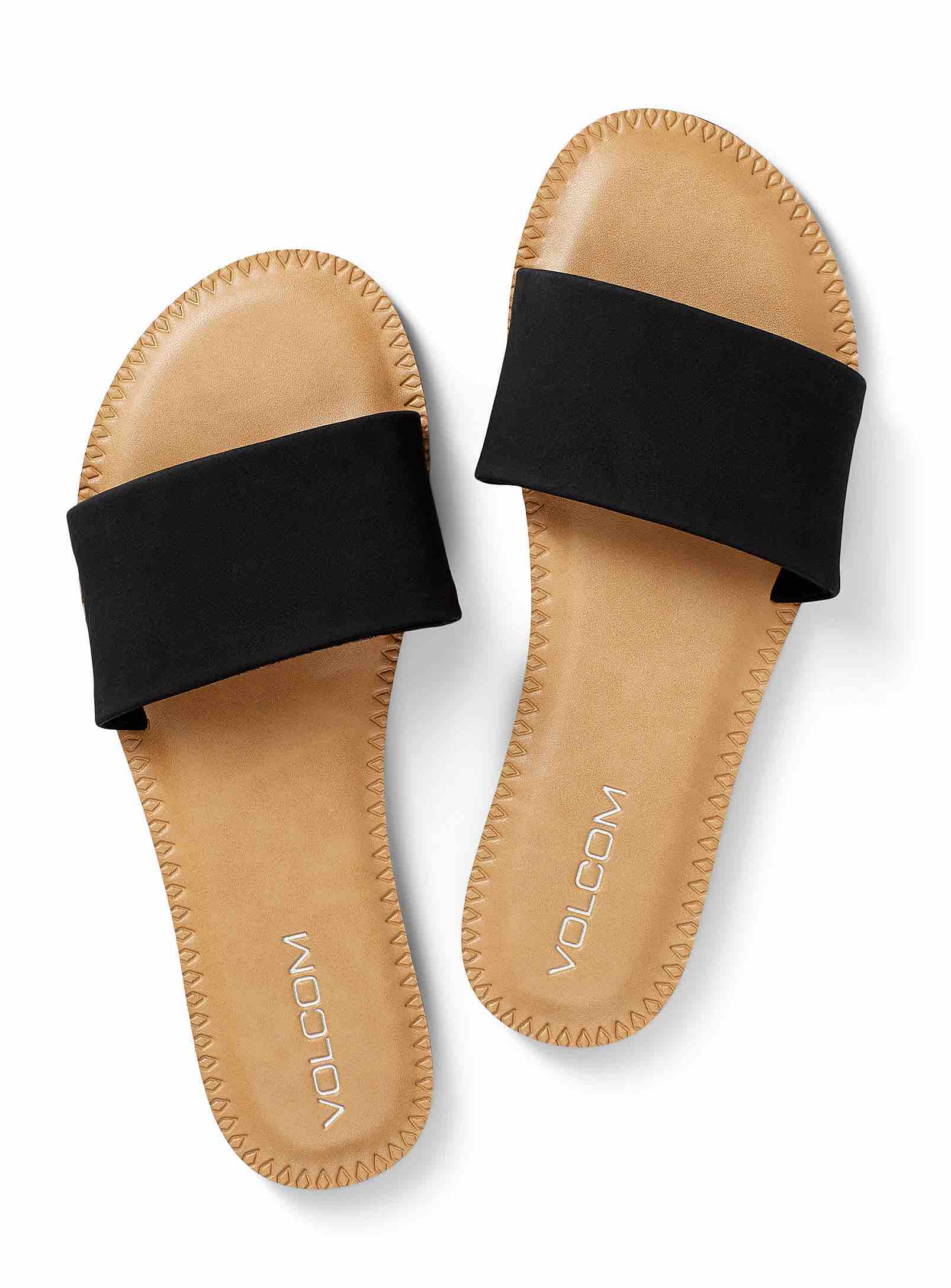 sandale noire Volcom
