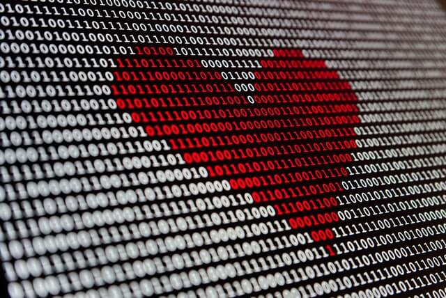 coeur amour numérique chiffre