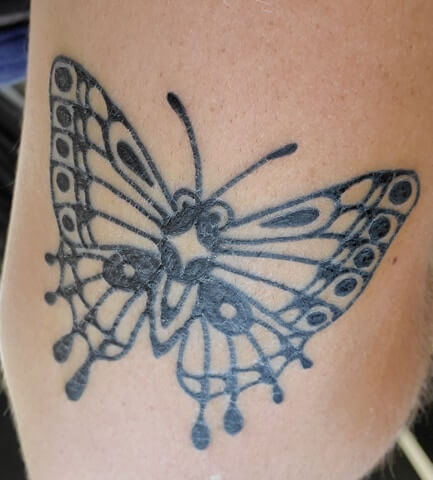papillon, tattoo