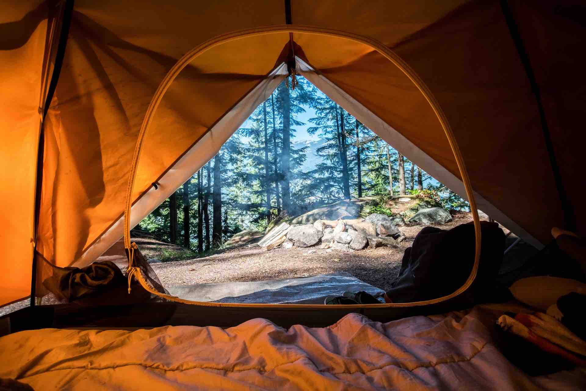 tente camping plein-air nature
