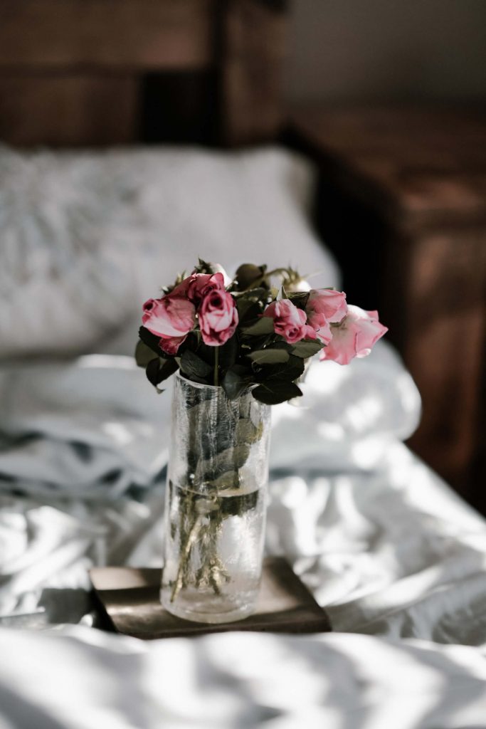 fleur vase lit