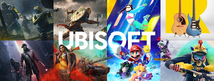 Plusieurs captures de jeux développés par Ubisoft
