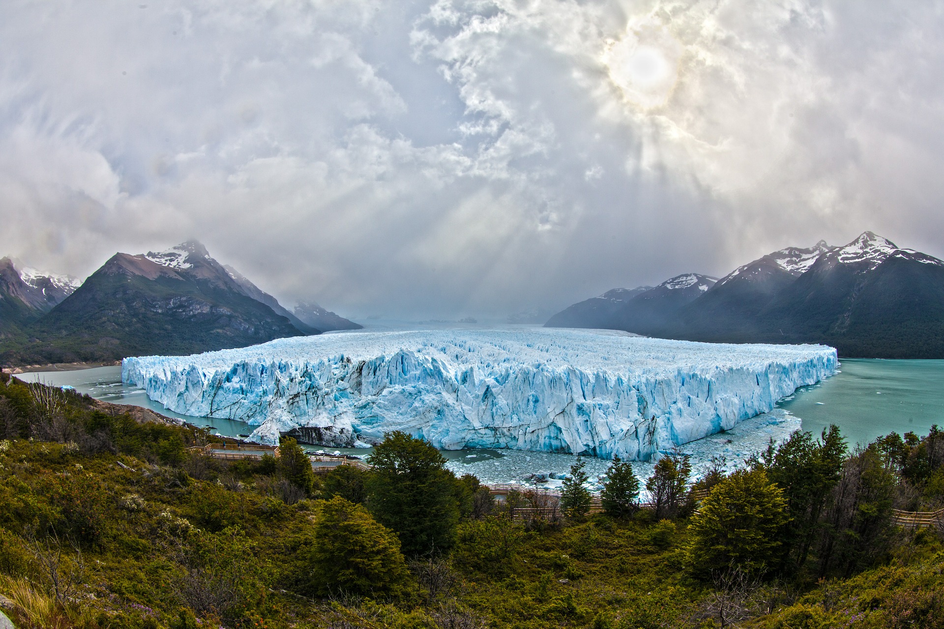 lac glacier nature planète
