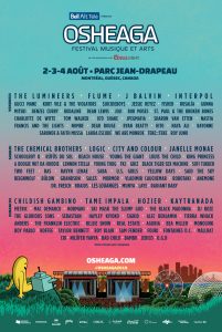 osheaga affiche officielle