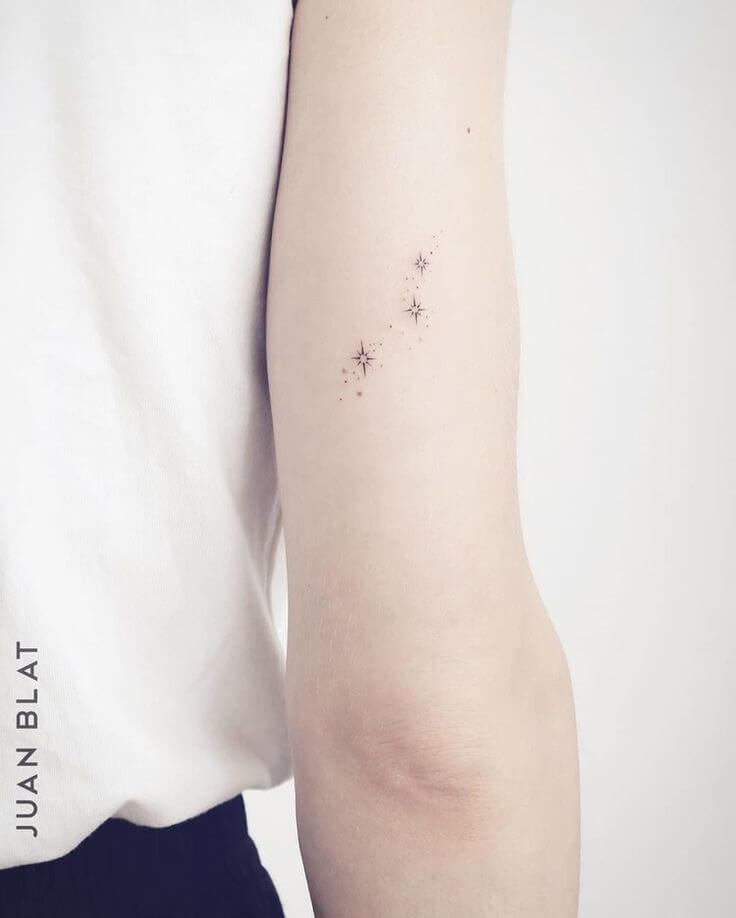 tattoo constellation étoile cute
