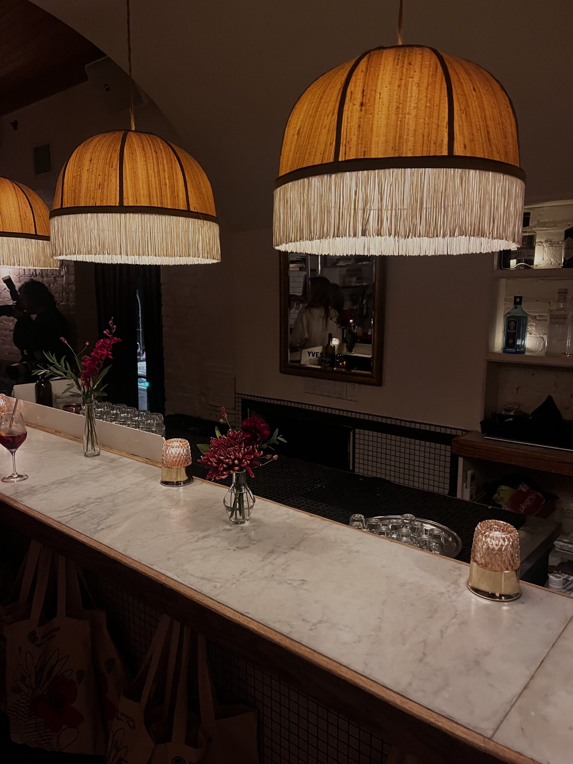 Le bar du restaurant Kabinet